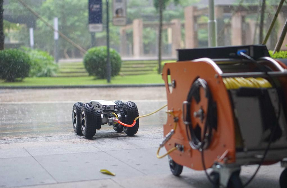 285石埠桥村管道检测机器人