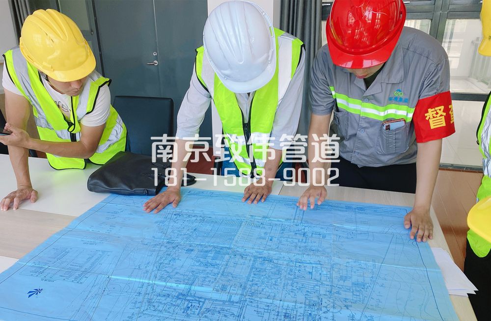 364石埠桥村管道探测