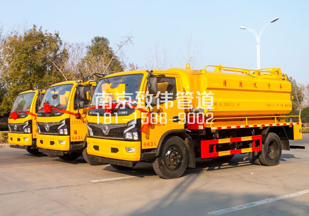 369石埠桥村多利卡吸污车